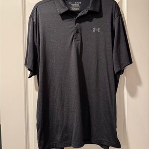 Under Armour Men's Black Polo Shirt